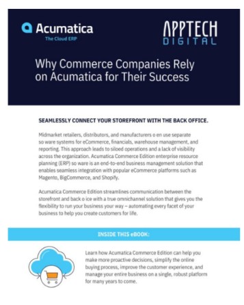 Why Commerce Companies Rely on Acumatica for Their Success