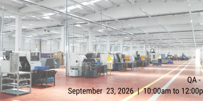 Improving Manufacturing Quality Assurance with ERP | September 23, 2026