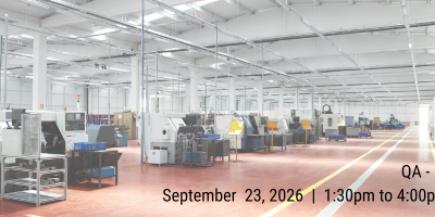 Improving Manufacturing Quality Assurance with ERP | September 23, 2026